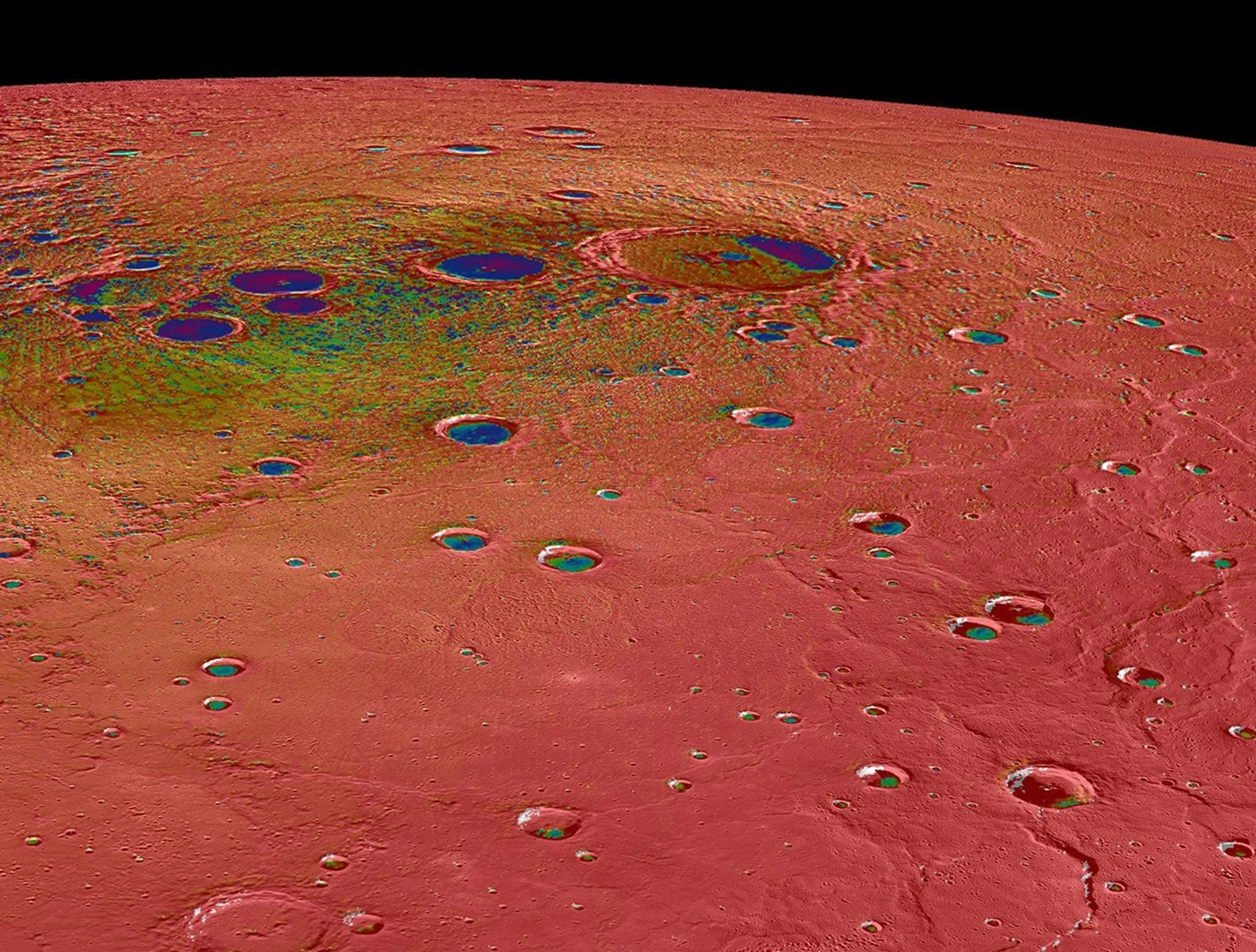 Temperatures on Mercury’s sunlit surface can reach 430 degrees Celsius—yet inside polar craters where sunlight has never fallen, spacecraft have found evidence of ancient water ice