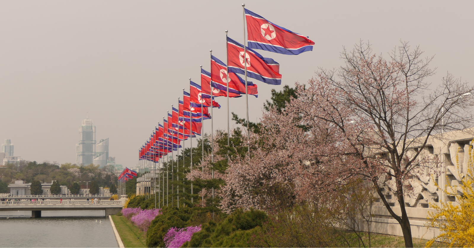 North Korea built an entire town inside the DMZ for a population that was never going to exist — brightly painted apartment blocks with lights that switch on and off on a timer, and, by most accounts, not a single family living behind any of the windows