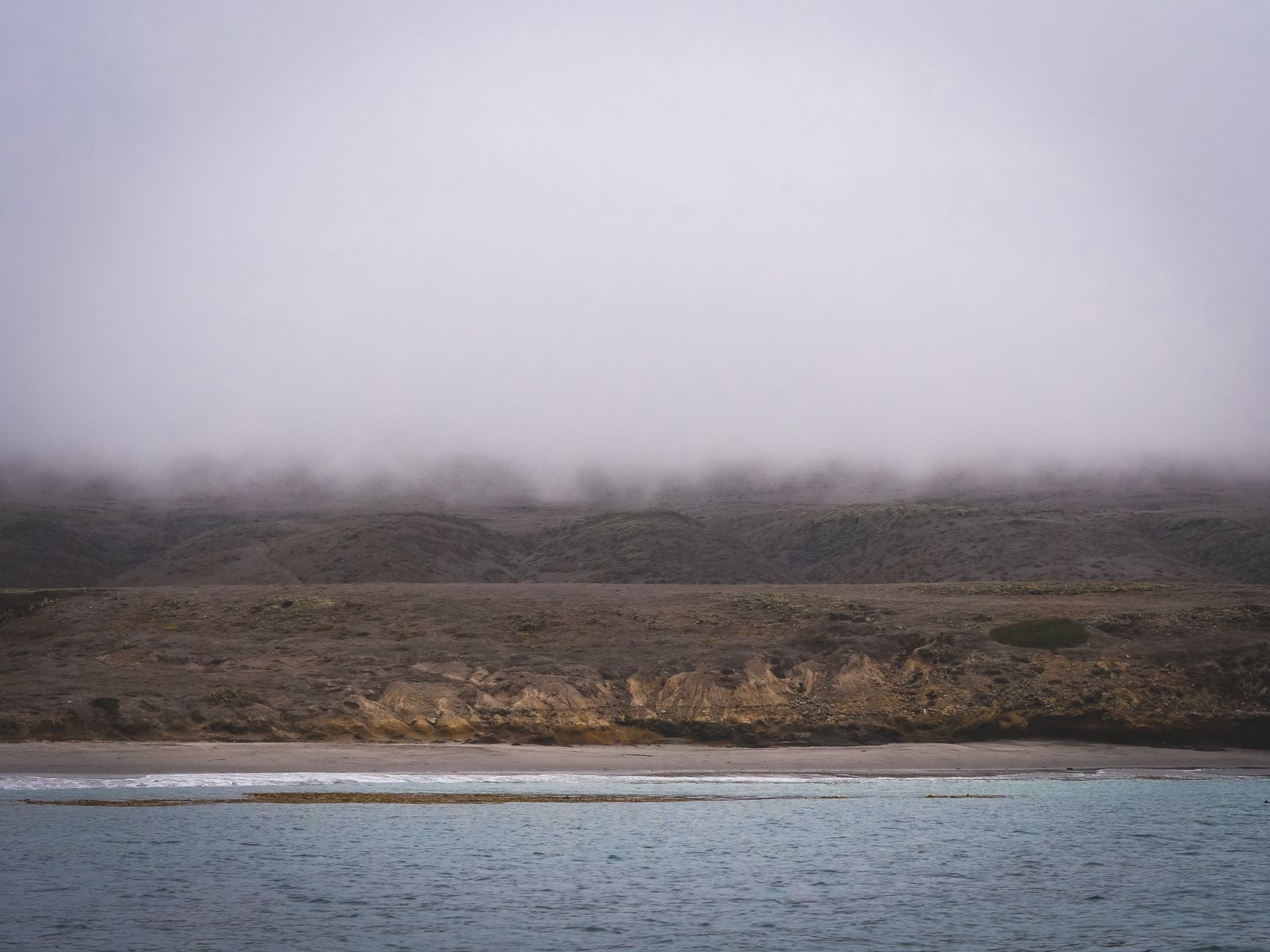 Atacama coastal fog cliffs
