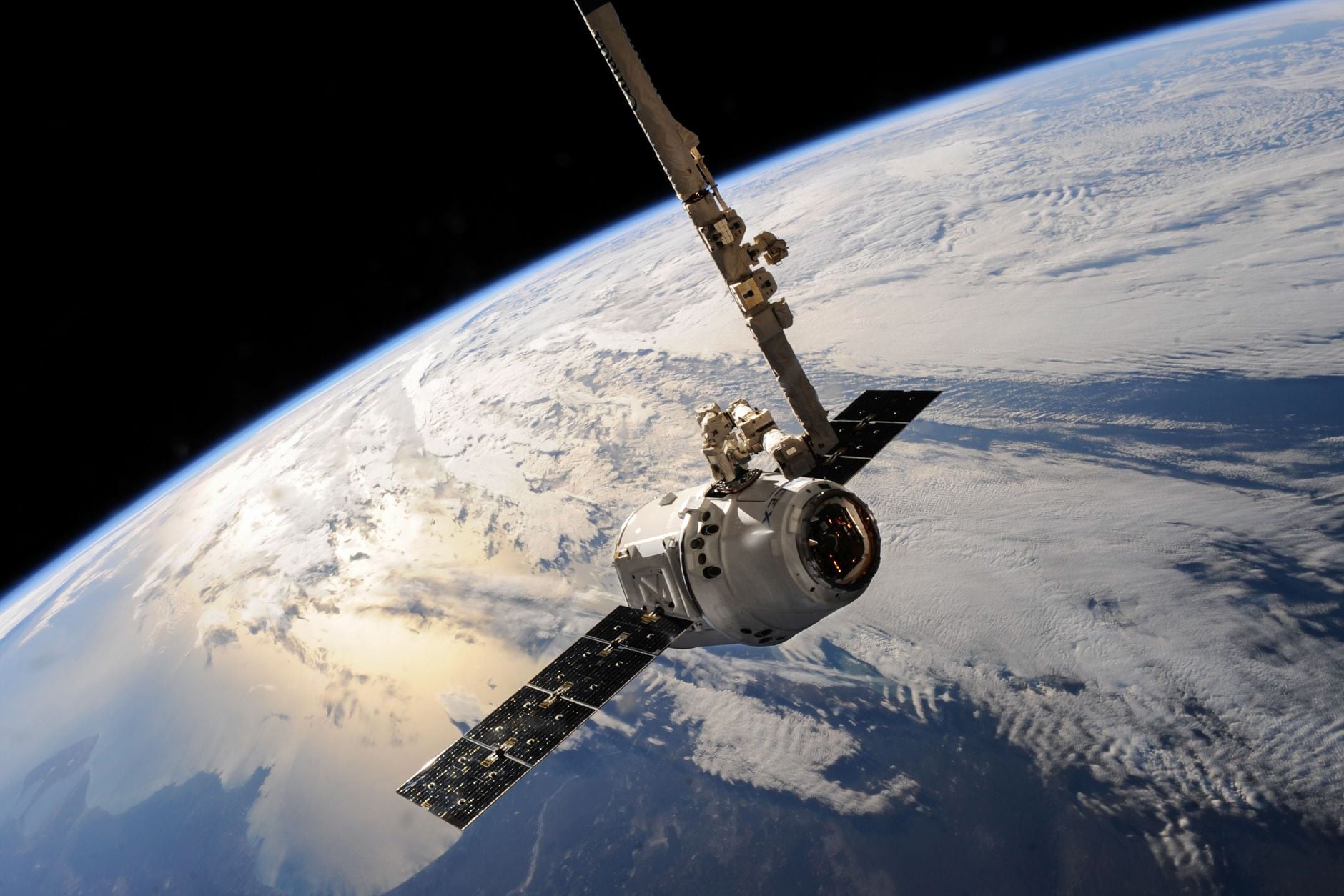 The Mission Robotic Vehicle launched on July 21 with two seven-jointed arms meant to inspect, relocate and upgrade ageing satellites; after a year-long trip, it is meant to test whether spacecraft can become serviceable infrastructure