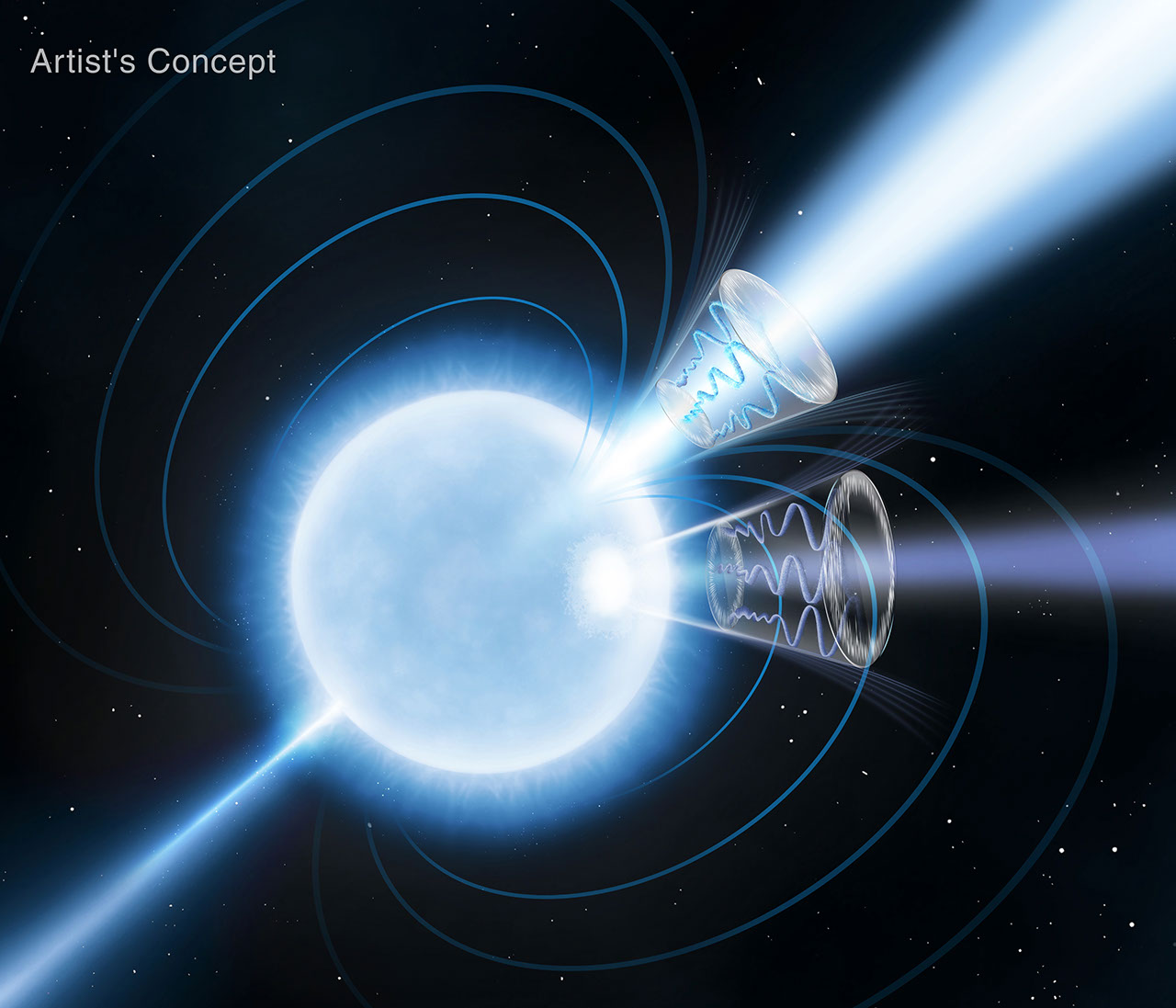 A dead star about 13,000 light-years from Earth, spinning once every 2.1 seconds, has produced the strongest evidence yet that empty space is not truly empty. In a magnetic field hundreds of millions of times stronger than sustained fields on Earth, the quantum vacuum appears to refract different polarizations of X-ray light differently—vacuum birefringence, an effect Werner Heisenberg and Hans Euler predicted in 1936.