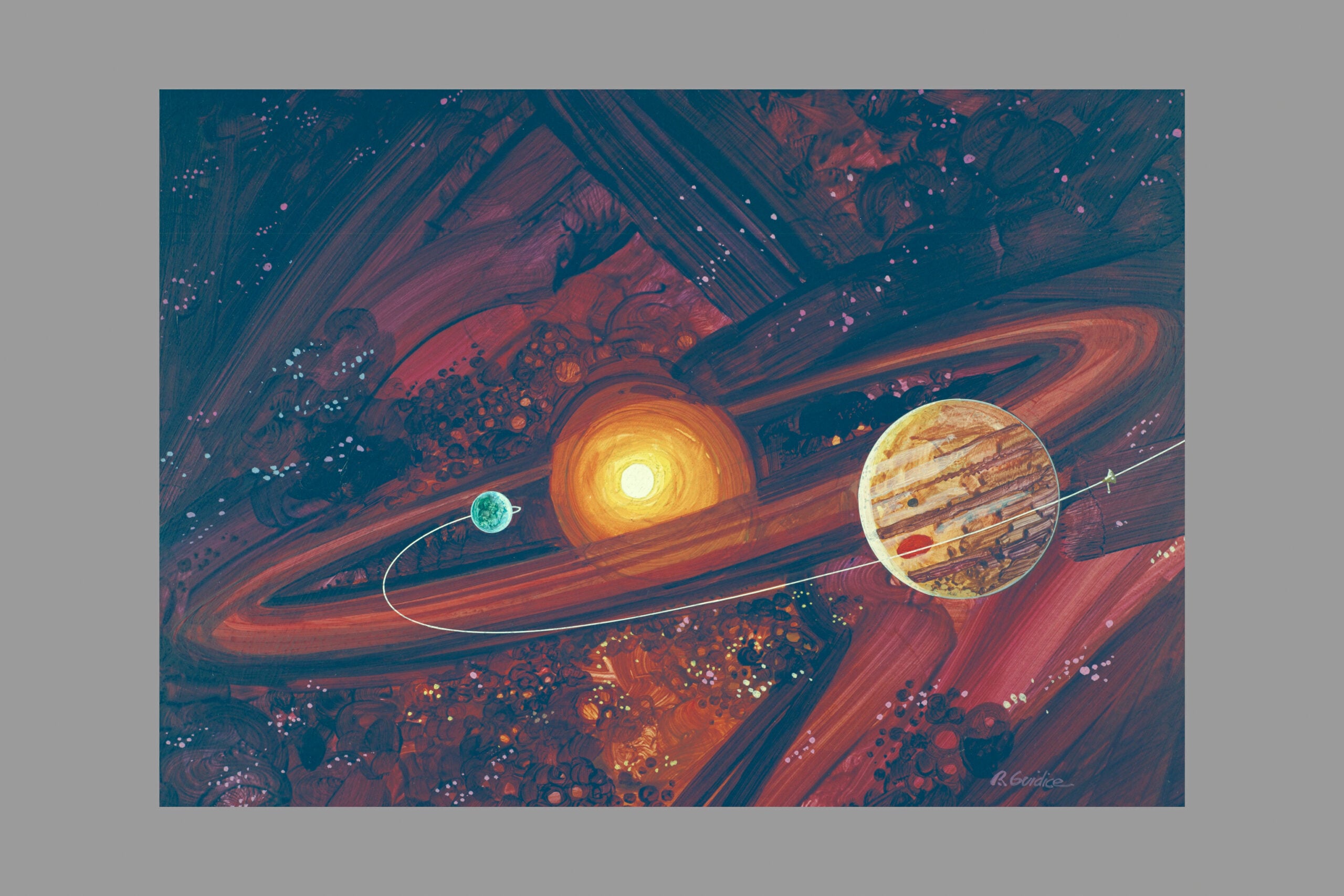 The asteroid belt looks dense in every diagram ever printed in a textbook, but every spacecraft sent through it since 1972 has crossed without hitting a single asteroid — because the real belt is 99.9% empty space, spread across a region larger than Earth's entire orbit