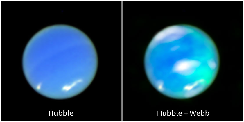 When scientists announced Webb’s first definitive detection of Neptune’s auroras in March 2025, they revealed another surprise: observations taken in 2023 showed that the planet’s upper atmosphere had cooled by several hundred degrees since Voyager 2 visited in 1989—and scientists still don’t know exactly why.