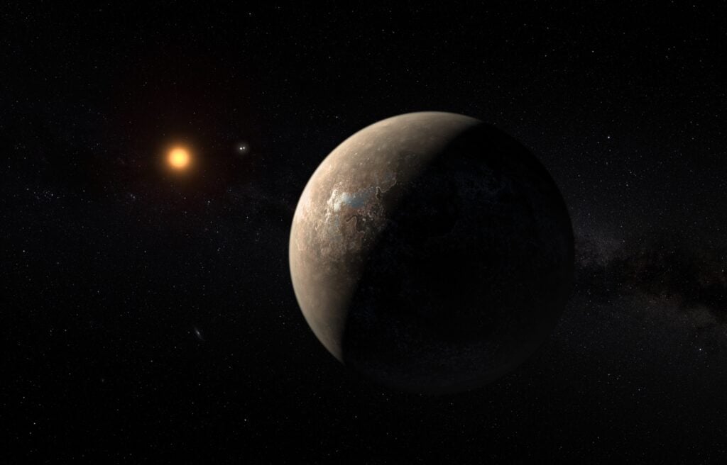 Two habitable-zone planets now sit within 11 light-years of Earth: Proxima Centauri b at 4.24 light-years, confirmed years ago, and GJ 887 d at 10.7 light-years, confirmed only in 2026 — both orbiting red dwarfs, and both raising more questions than they answ - Space Daily image
