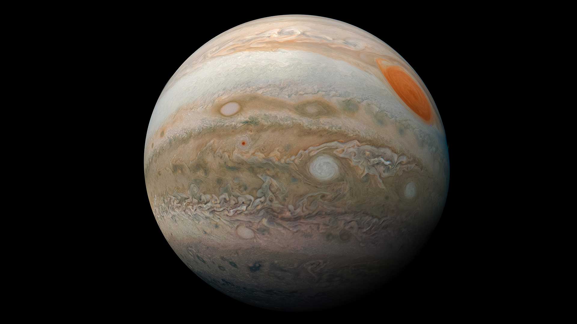 Just 3.8 million years after the solar system’s first solids formed, Jupiter was still roughly twice its current radius and its surface magnetic field was about 50 times stronger — conclusions a 2025 Nature Astronomy study reconstructed partly from the slight orbital tilts of two tiny inner moons, Amalthea and Thebe.