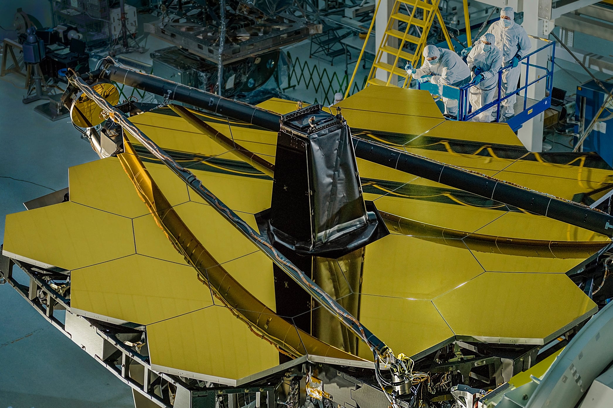 Before JWST began science operations, a dust-sized particle struck one segment of its 6.5-metre mirror at hypervelocity and left an uncorrectable deformation — damage revealed because Webb can detect nanometre-scale changes in its own optical surface.