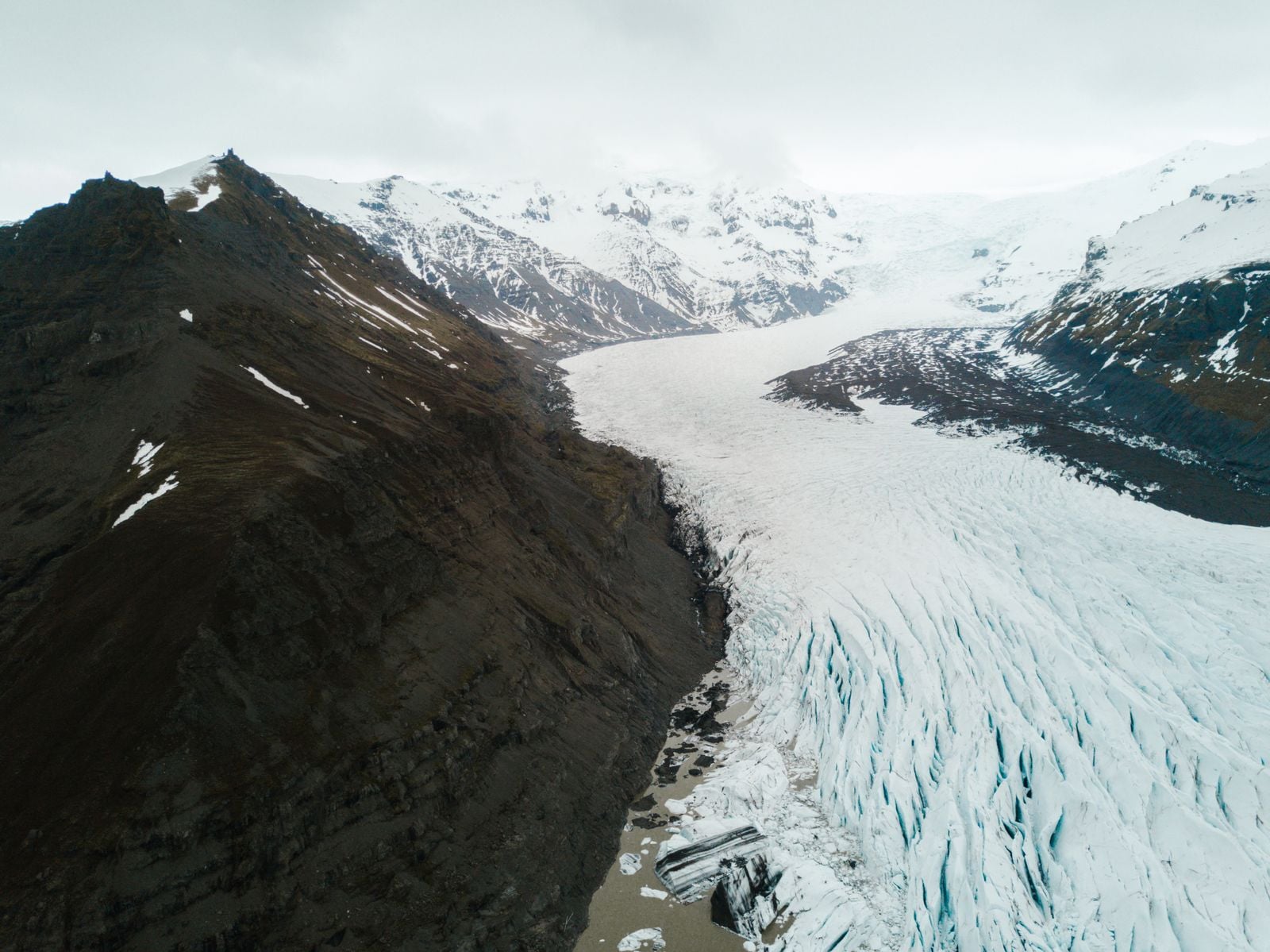We tend to picture glaciers as slow rivers of frozen water, but the Byrd Glacier in Antarctica drains an area larger than California through a gap in the Transantarctic Mountains at up to 800 metres a year, dragging enough ice to raise global sea level measurably if it ever fully released