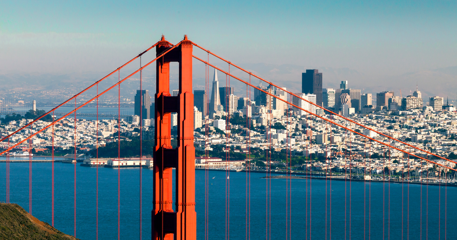 Developers planned a city of 30,000 people in the hills directly across the Golden Gate from San Francisco, with 50 apartment towers, hundreds of homes, a shopping mall and a luxury hotel — the project collapsed in court, and its planned main boulevard is now a hiking trail through the Marin Headlands