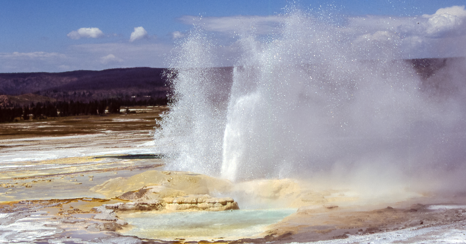 Researchers placed 650 geophones along Yellowstone's roads and sent a vibrating truck to 110 different spots to deliberately shake America's most-visited supervolcano, and the echoes revealed a layer 2.4 miles down that is roughly 86 percent solid rock.