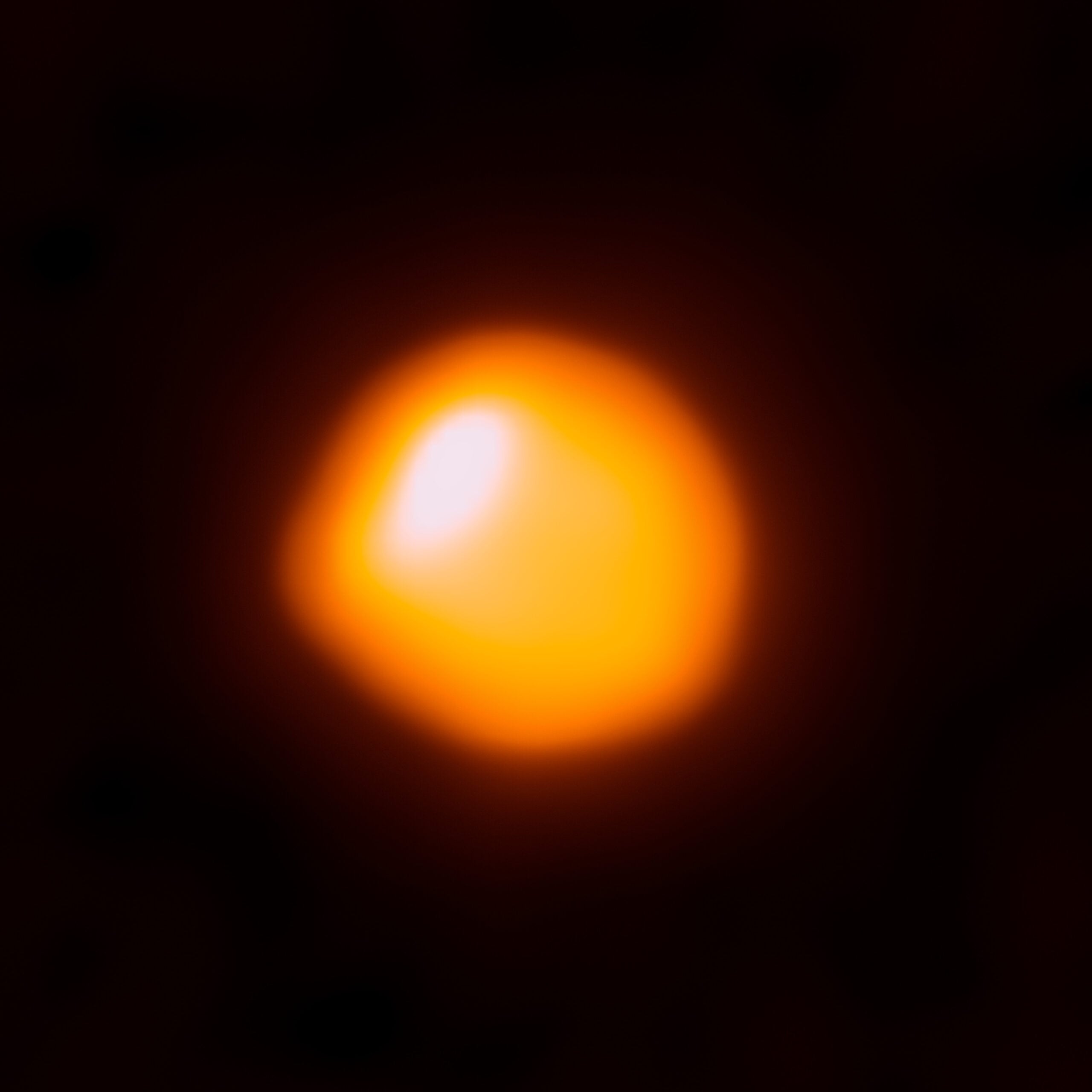 ALMA image of Betelgeuse showing the star surface at millimeter wavelengths. Credit: ALMA (ESO/NAOJ/NRAO)