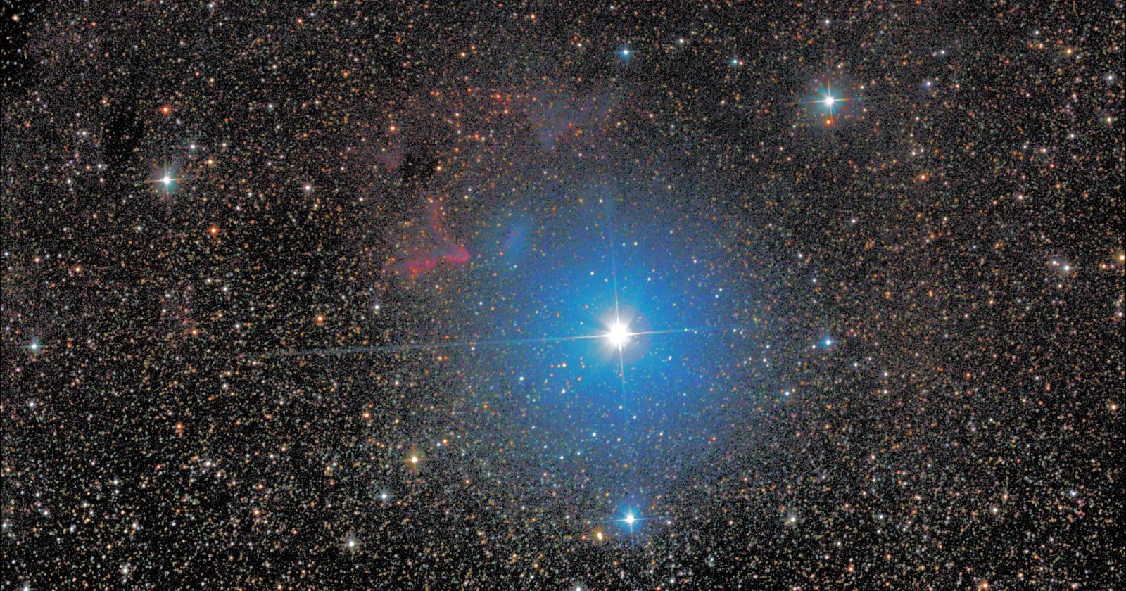 The middle star of Cassiopeia's W has been known since 1975 to put out X-rays no star of its type should, later measured at around 150 million degrees and roughly forty times too bright, and a satellite orbiting 570 kilometres up has now measured the iron signatures in those X-rays shifting with the orbit of an unseen companion rather than with the star itself