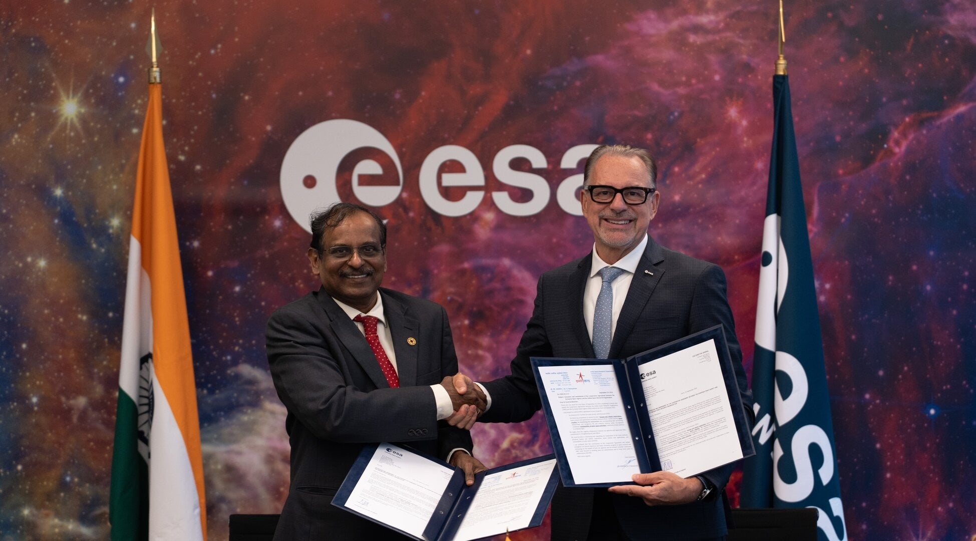 ESA and ISRO cooperation agreement extension imagery