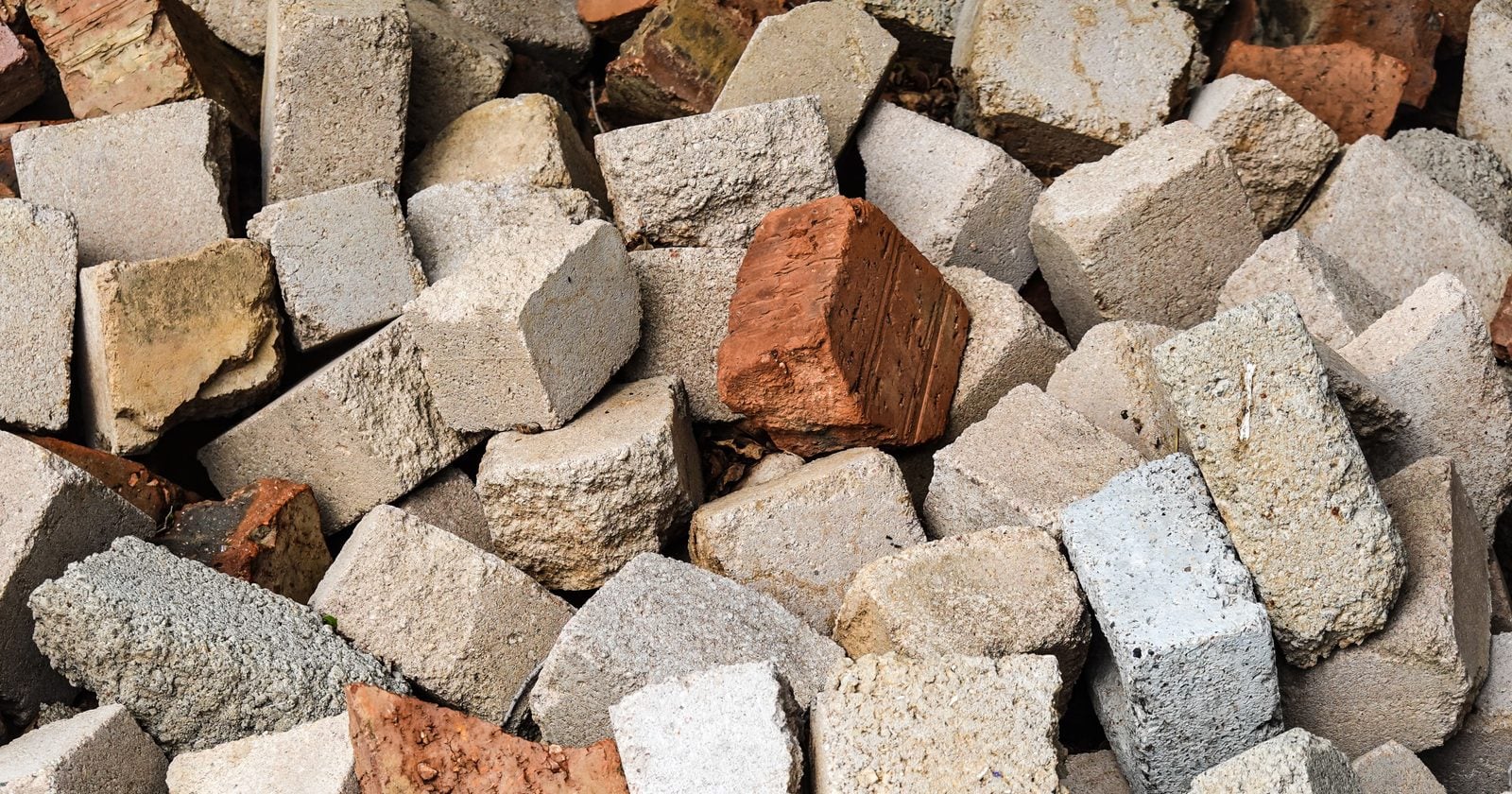 Researchers ground up waste eggshells and used the powder to replace 10 percent of the cement in a batch of concrete. At 28 days, the eggshell mix came out stronger than the plain concrete poured beside it, able to bear more weight before cracking.