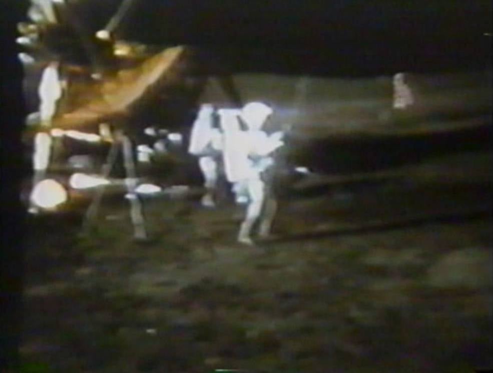 On 6 February 1971, Alan Shepard attached a modified six-iron head to a lunar sample-tool handle and hit two golf balls one-handed because his pressurised suit was too stiff for a normal swing. He joked that the second went “miles and miles and miles”; enhanced Apollo photographs analysed in 2021 placed the balls only about 24 and 40 yards away.