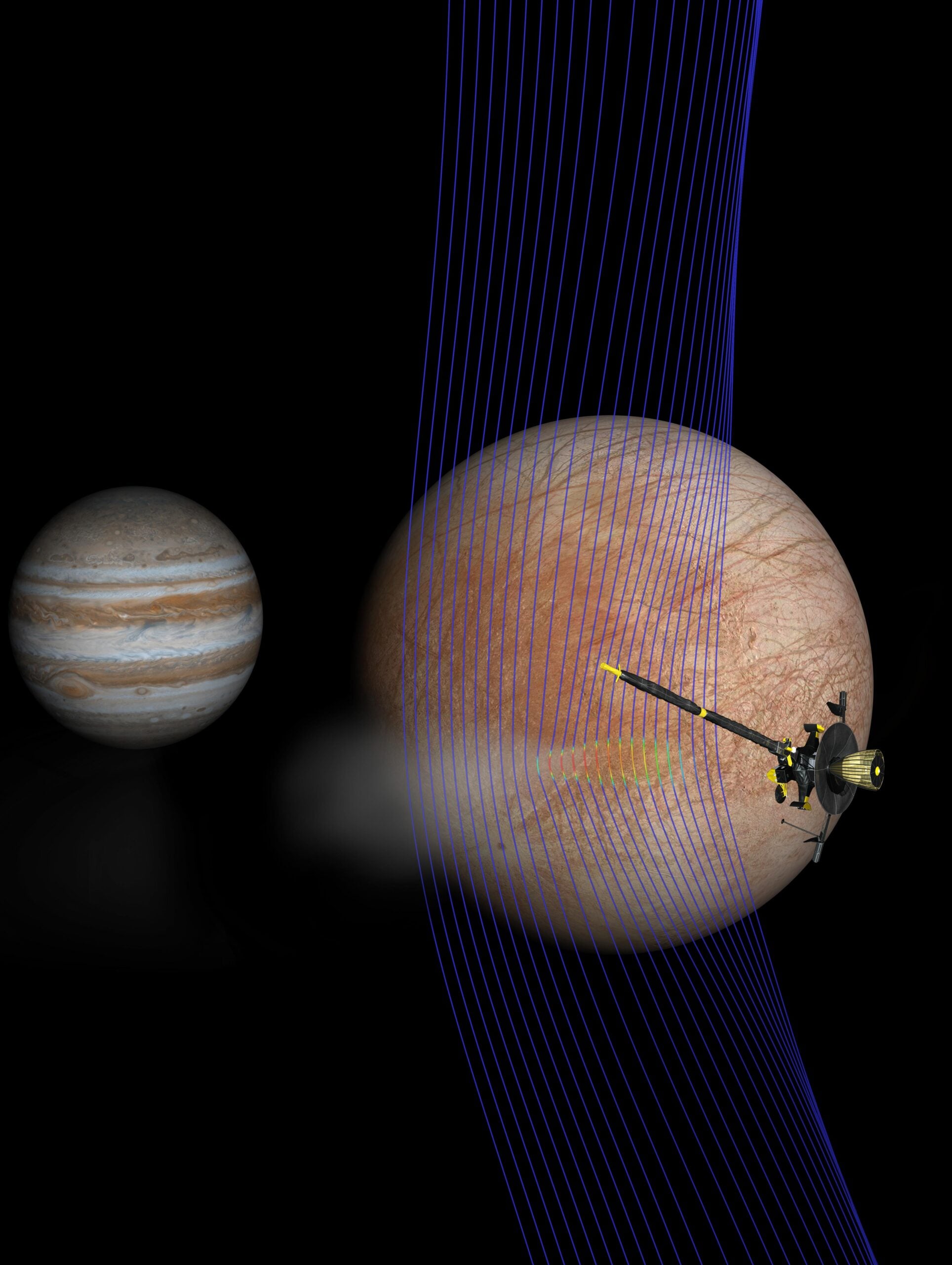 On September 21, 2003, controllers drove Galileo into Jupiter at nearly 108,000 miles per hour. The spacecraft had found evidence of a saltwater ocean beneath Europa’s ice, and with its propellant running low, NASA could not guarantee that the unsterilized orbiter would never crash into the potentially habitable moon carrying microbes from Earth.