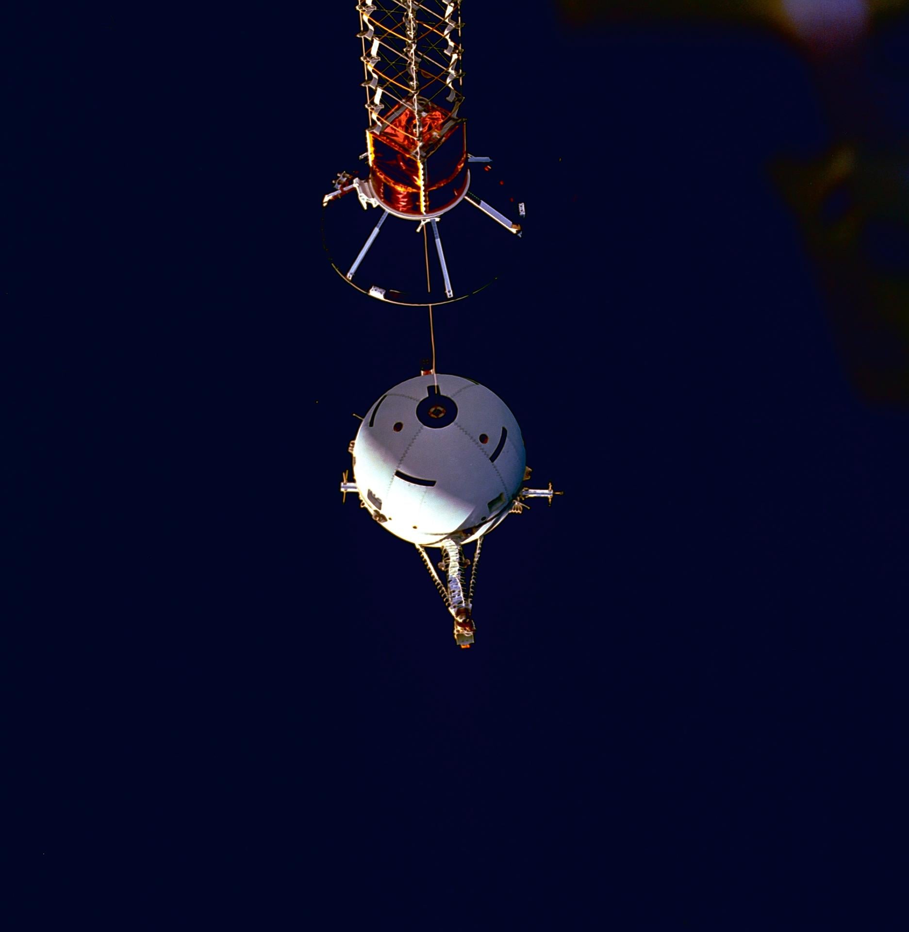 In 1996, astronauts paid out 19.7 kilometres of cable from the shuttle Columbia to test electricity generation in orbit — the system reached 3,500 volts before an electrical arc burned through the tether and sent the satellite drifting away from its ship.